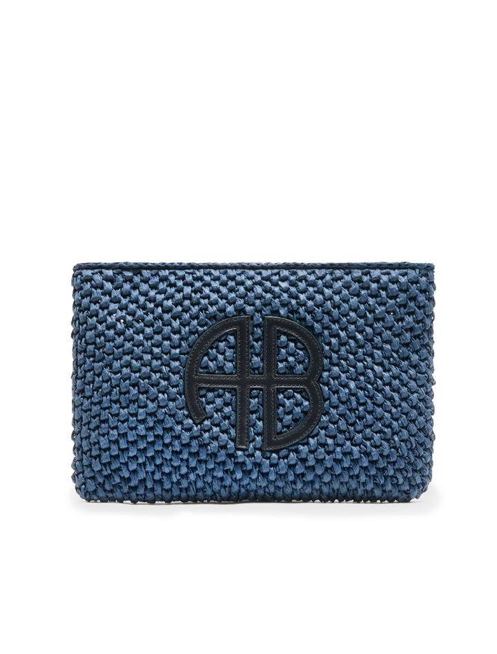 rio pouch in marine blue
