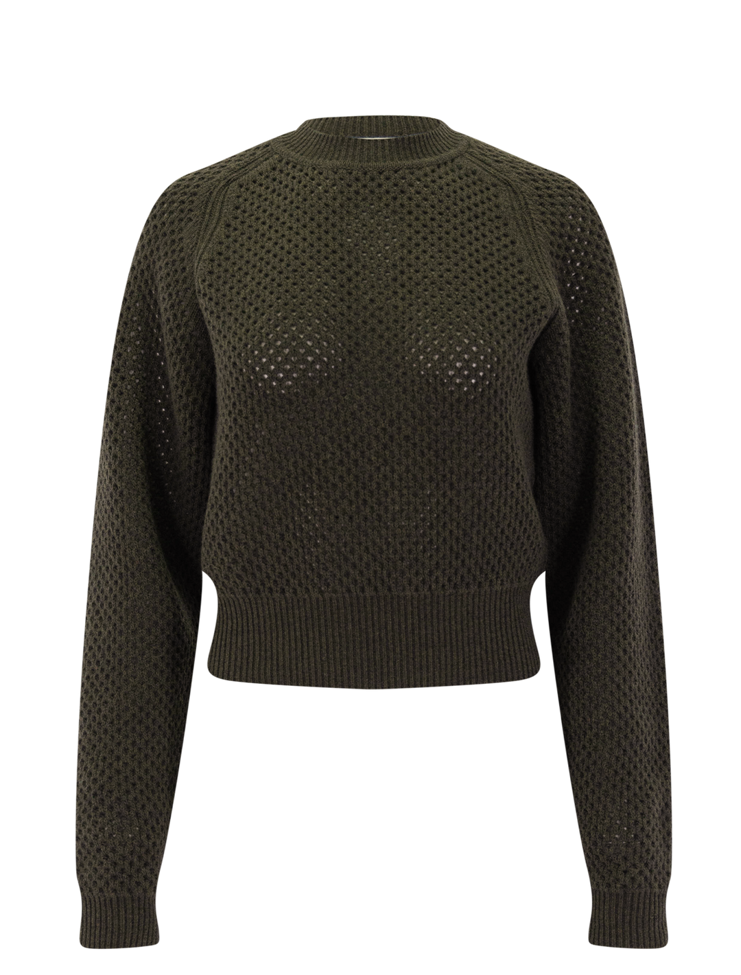 ronan knit pullover in militaire