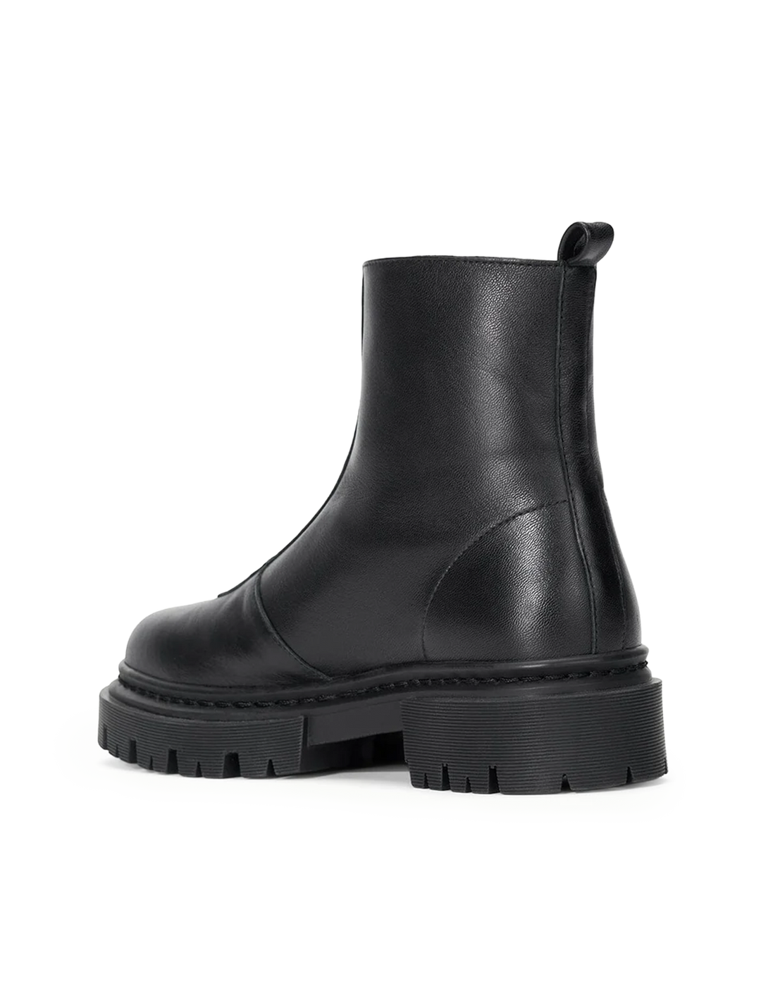 miles zip ankle boot in black