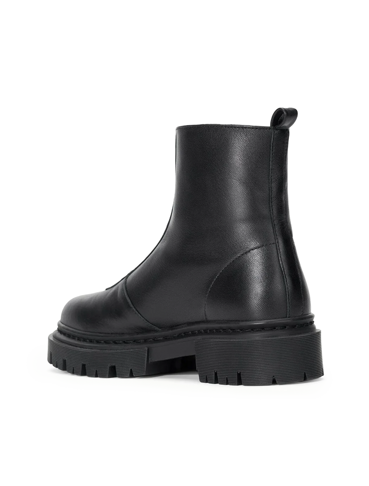 miles zip ankle boot in black
