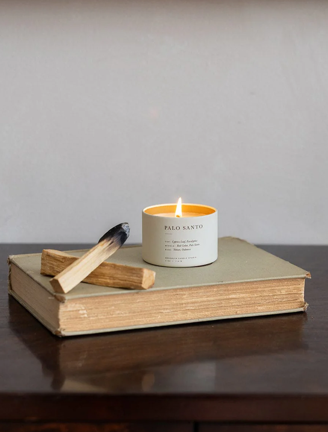 palo santo travel candle