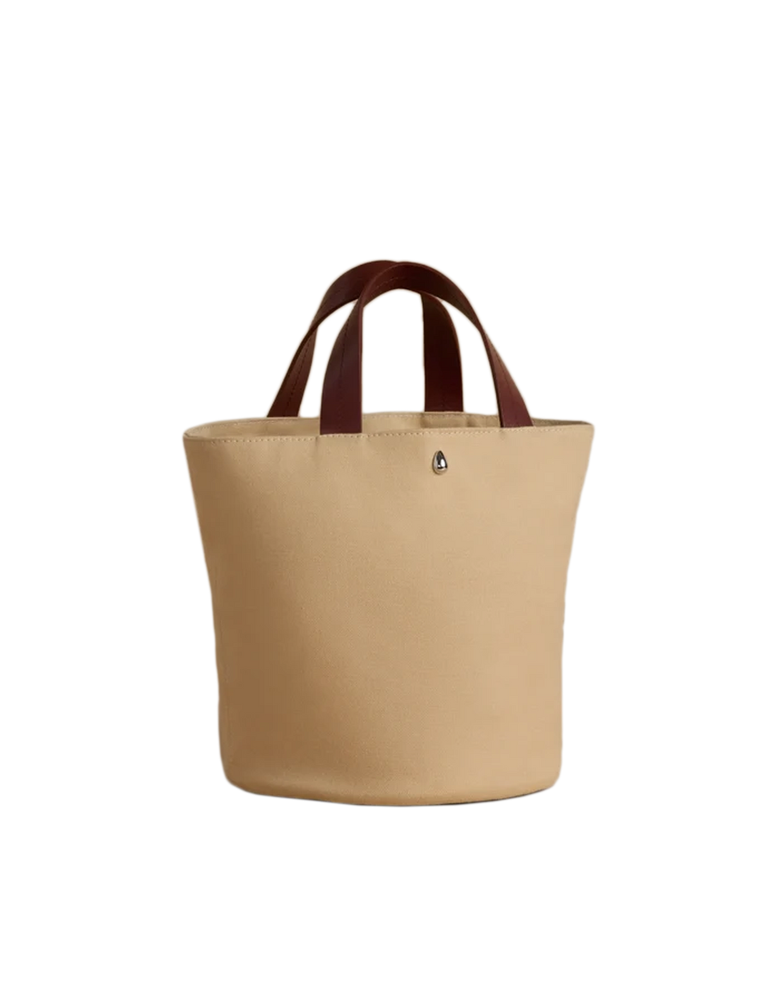 gem bucket bag in beige