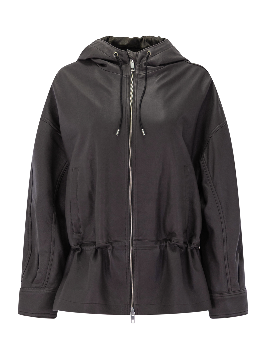 gondola leather jacket in earth