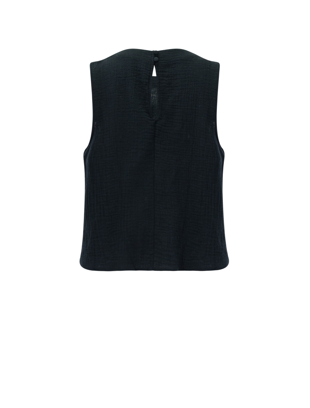 serena high neck tank in black