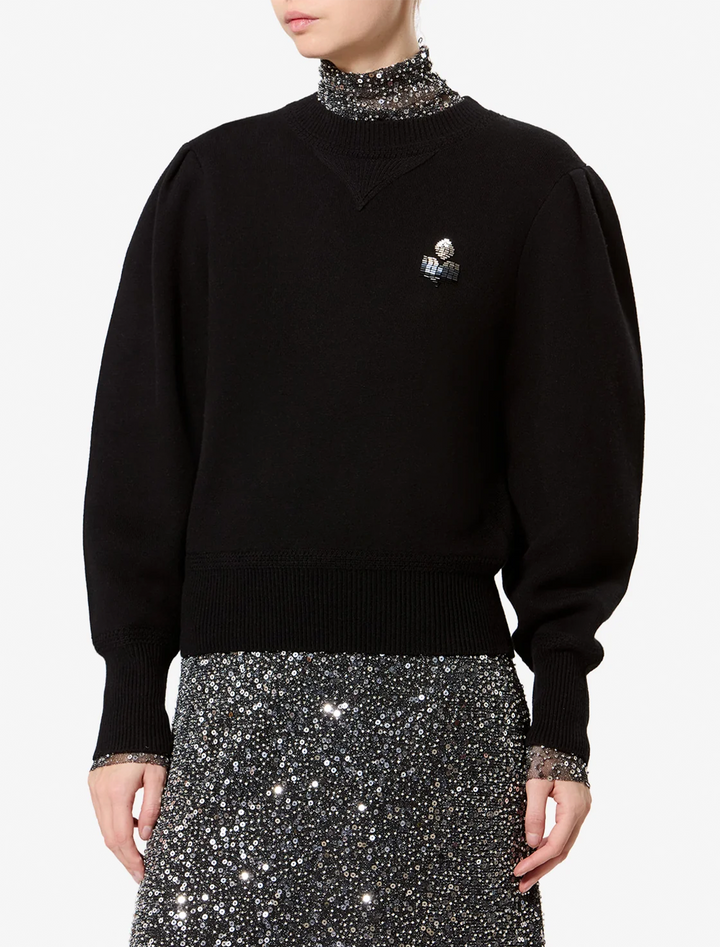 kelaya sweater in black