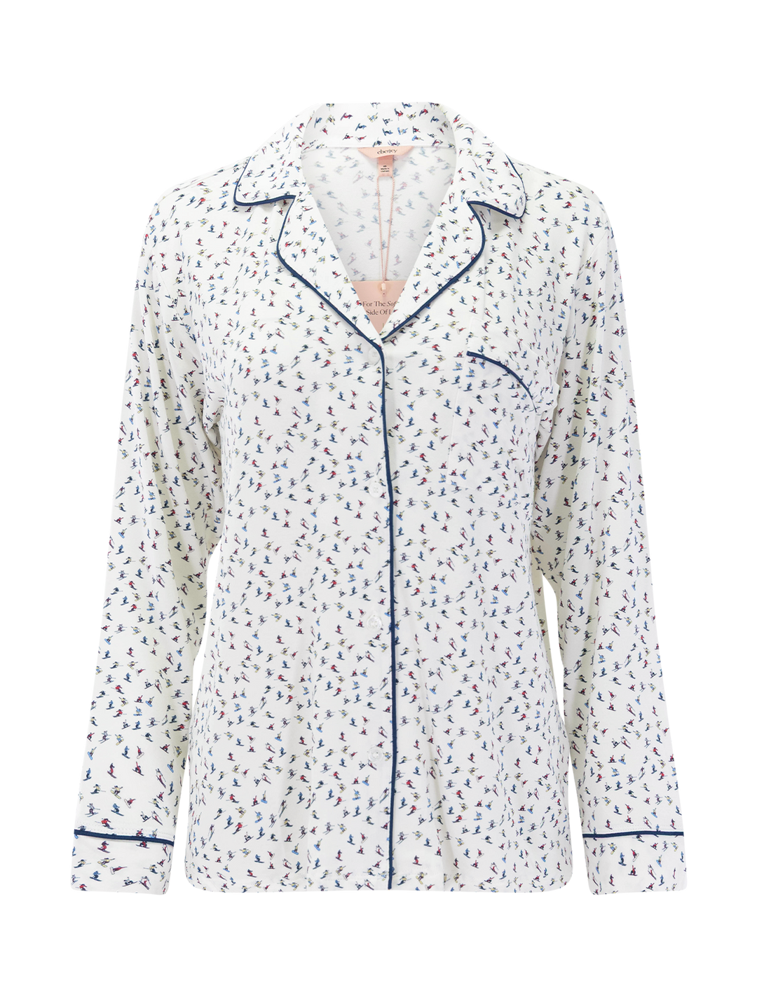 gisele pajama set in on the slopes print