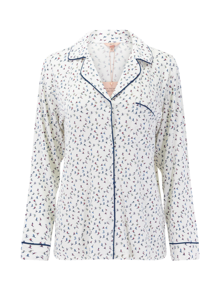 gisele pajama set in on the slopes print