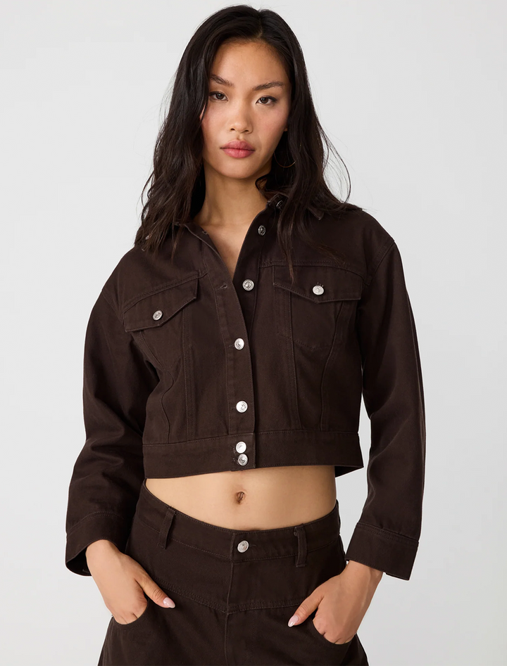 dove jacket in espresso