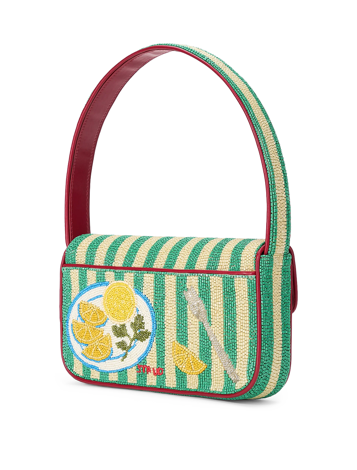 summer lobster tommy beaded bag