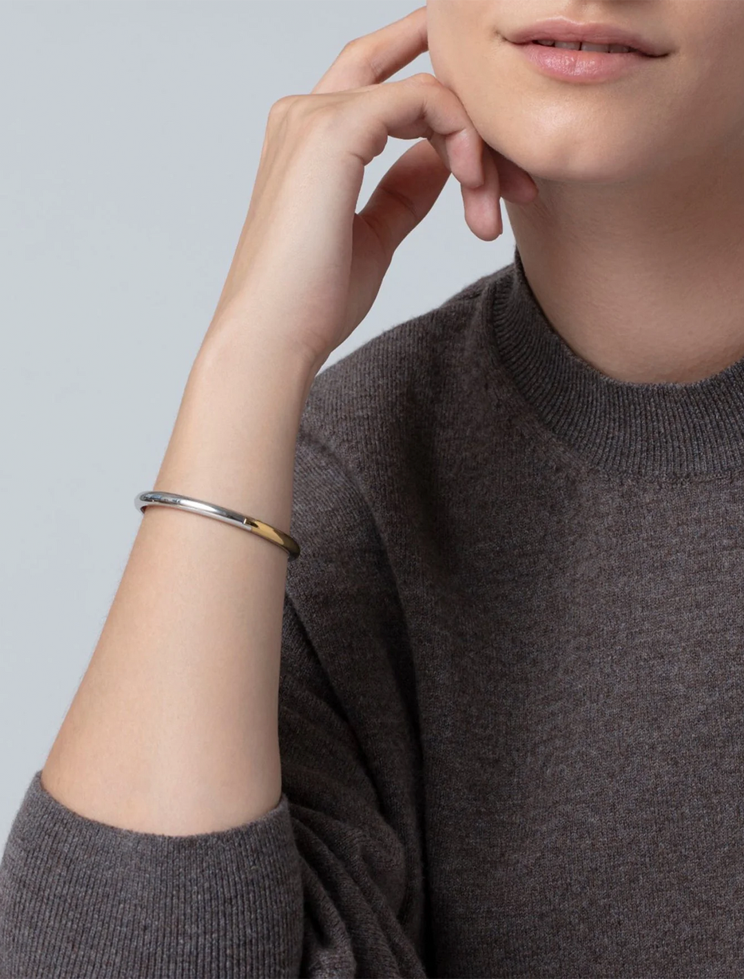 remi bangle in two tone
