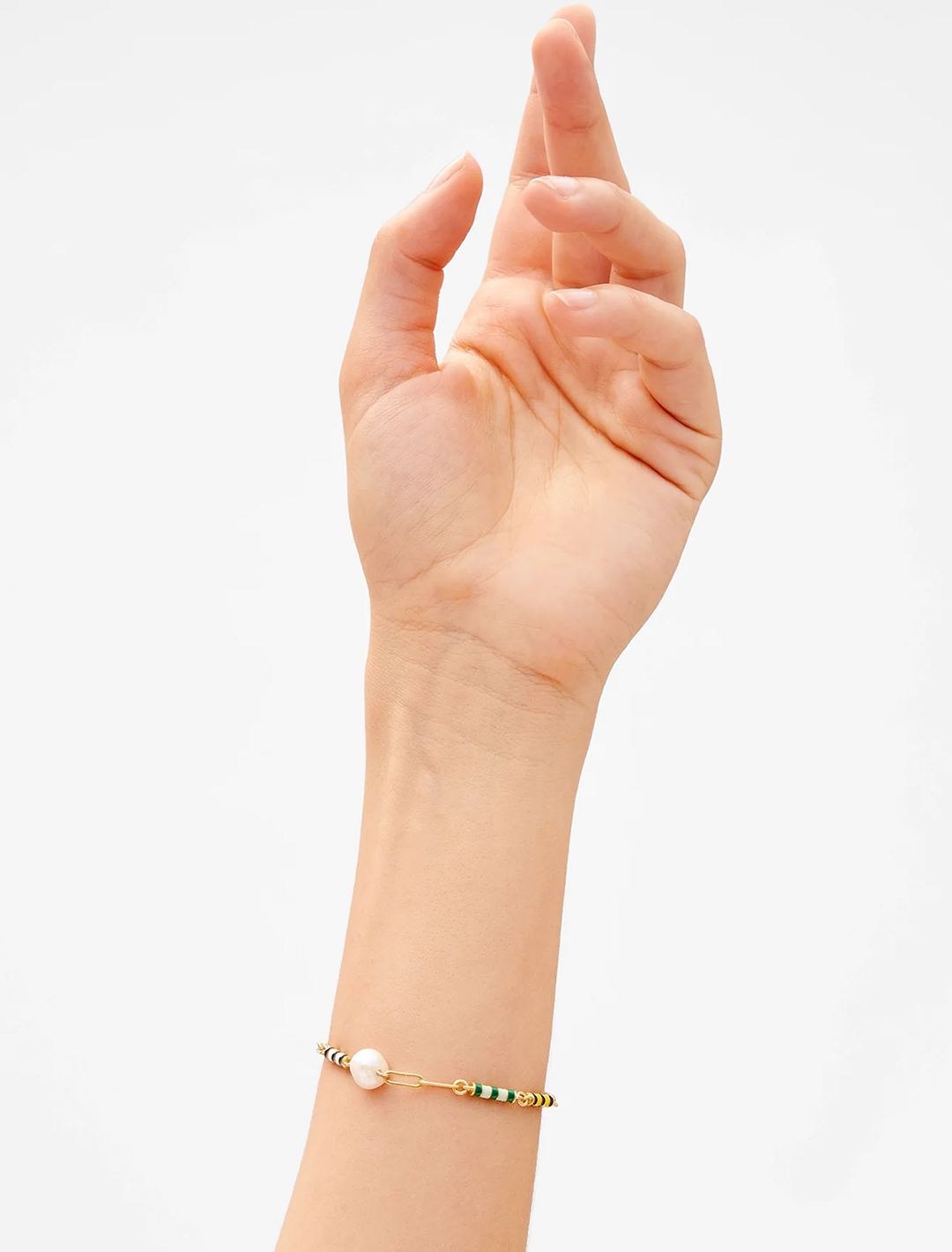 le stripe pearl bracelet