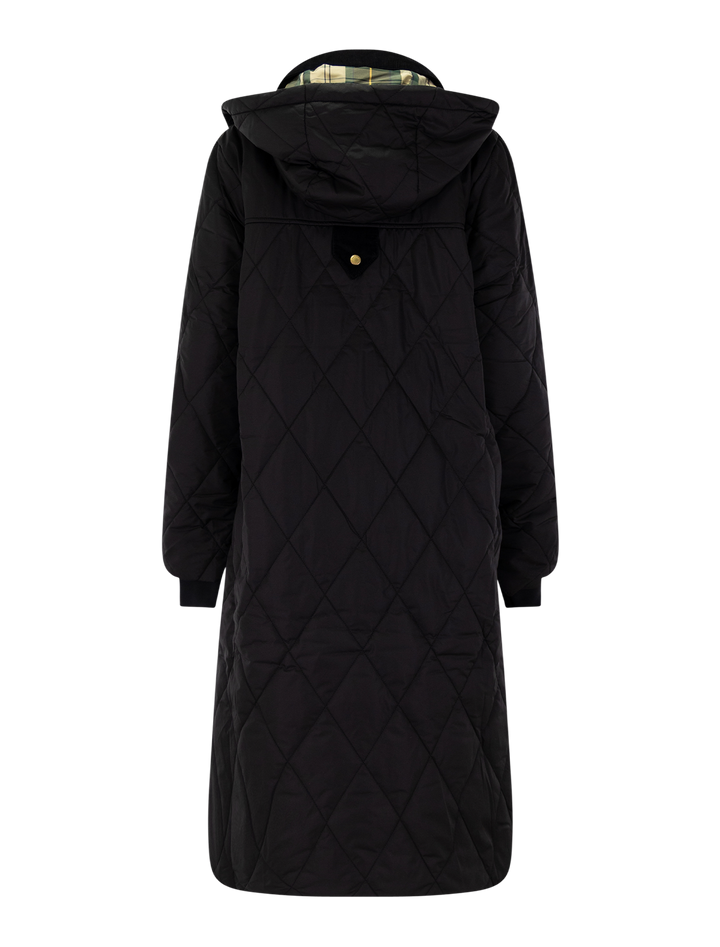 rudson quilted jacket in black