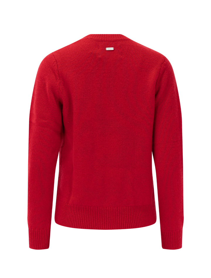 woodhouse wool-cashmere blend jumper in crimson