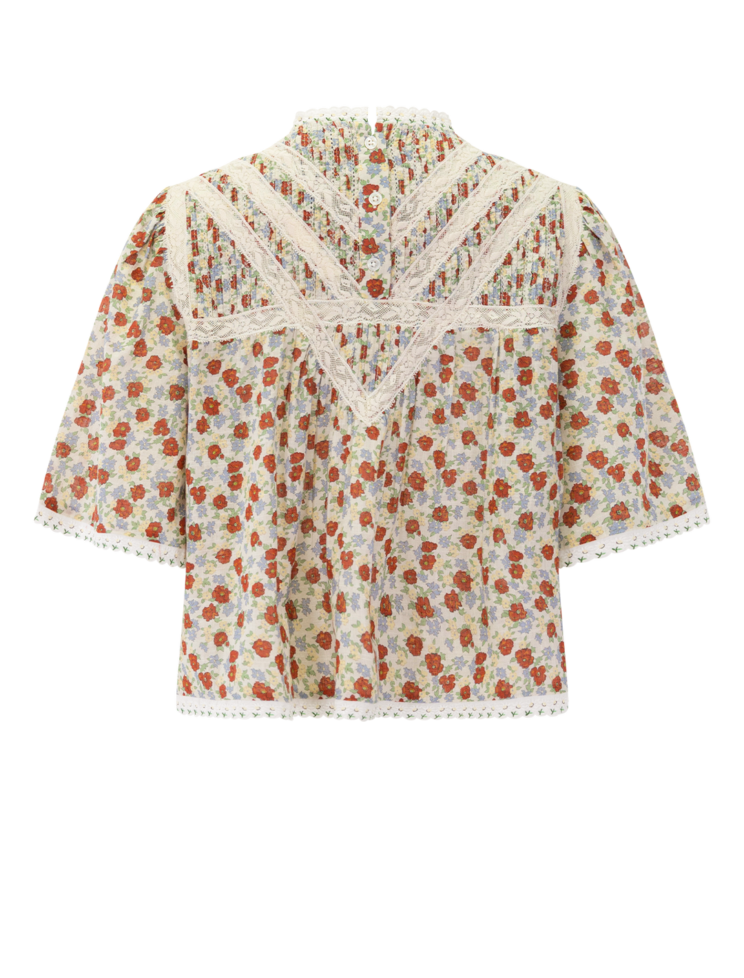 viera print blouse