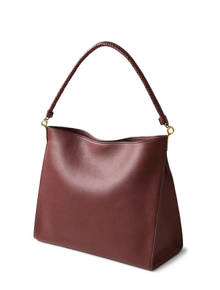 vida bag in burgundy