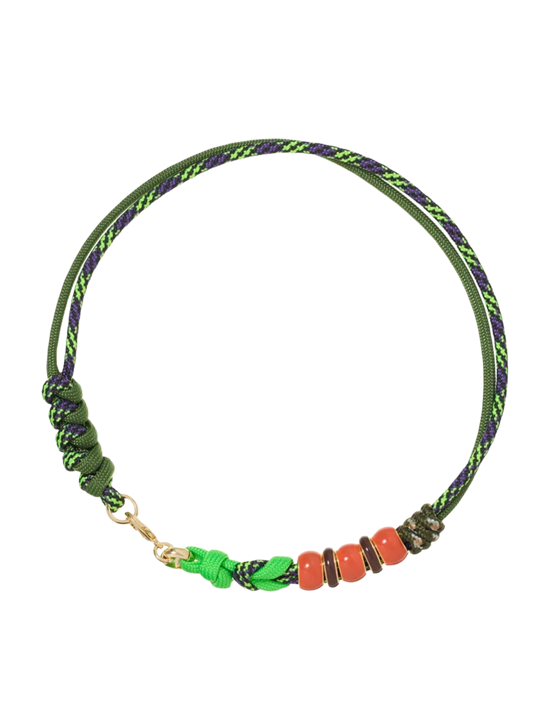 the super size happy cord necklace in seagrass