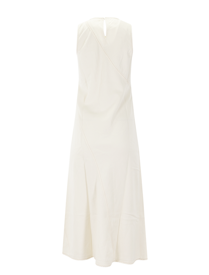 lisbon dress in ecru