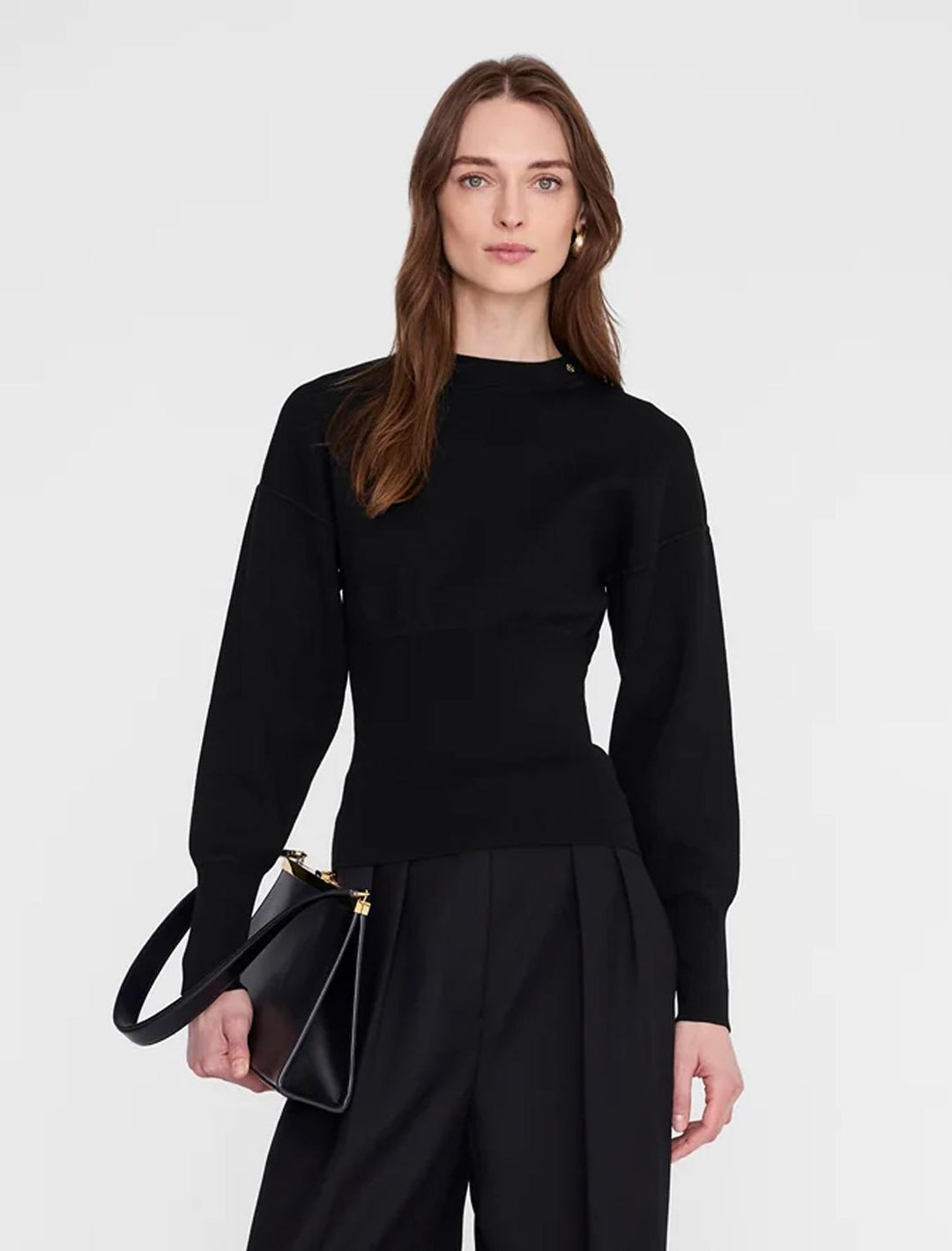 imane sweater in black