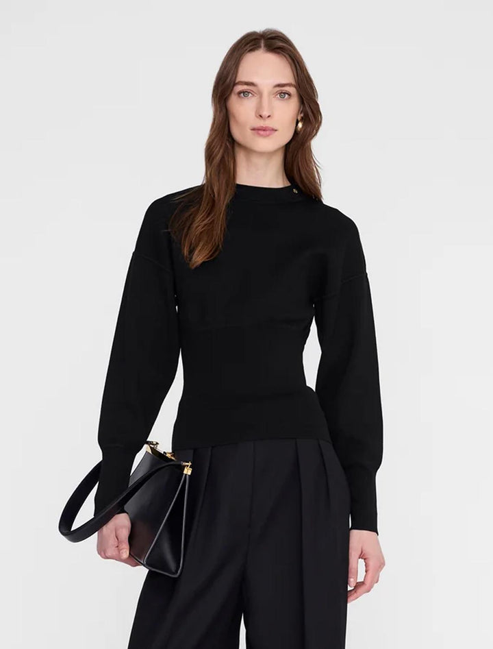 imane sweater in black