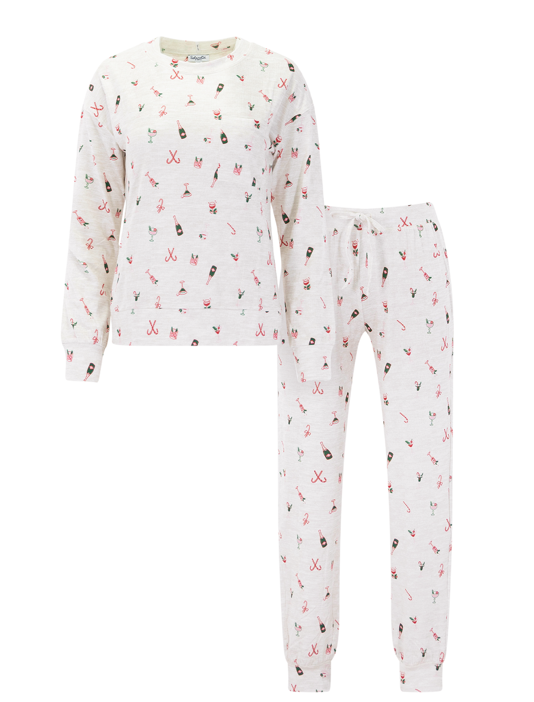 marna xmas cocktail pj set