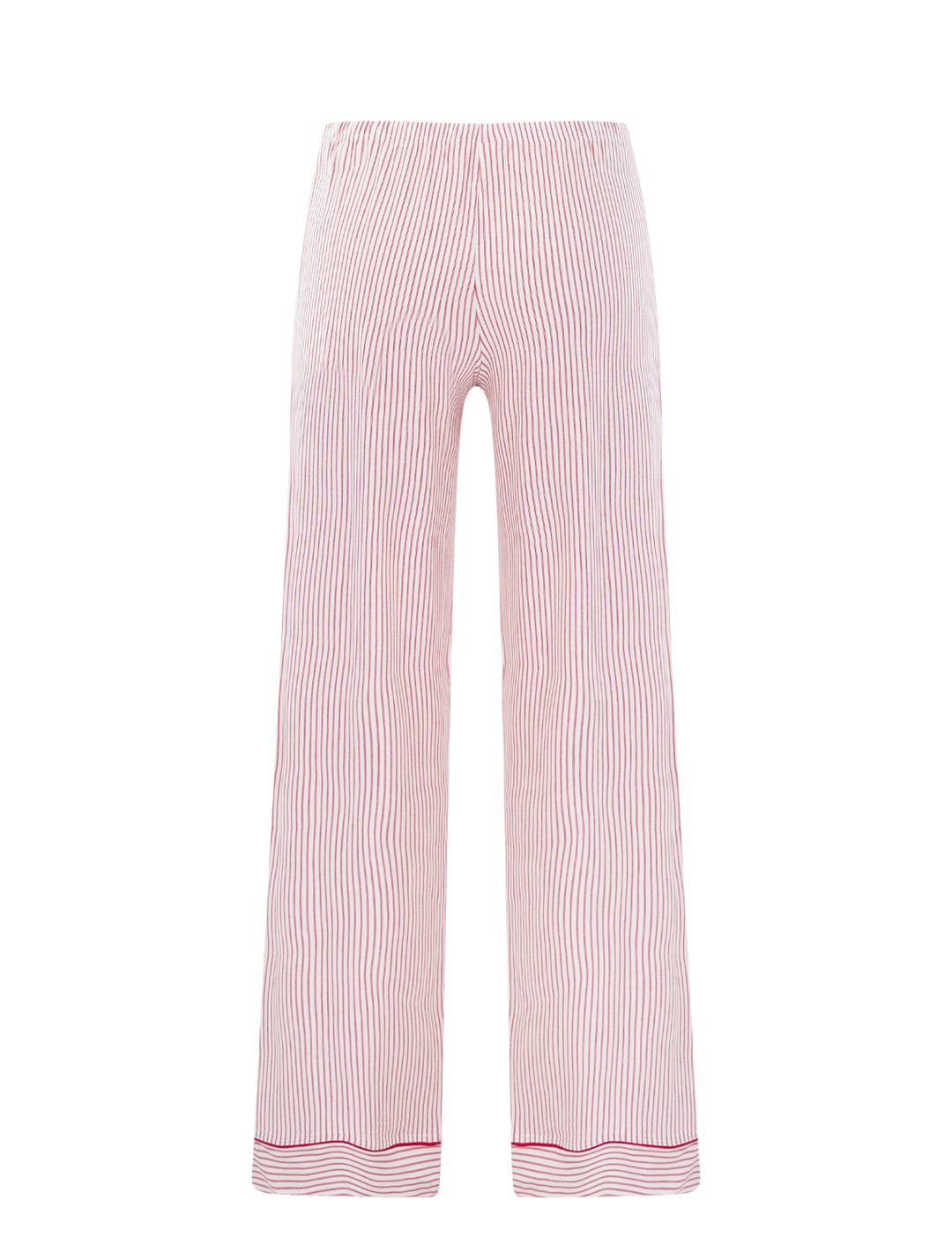 gisele pajama set in holly red stripe print