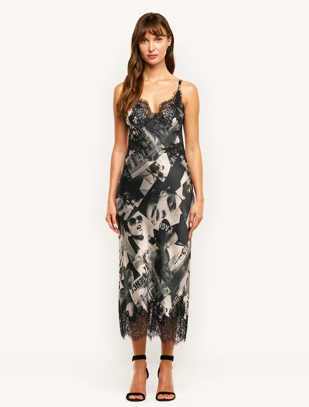 victoire lace slip dress