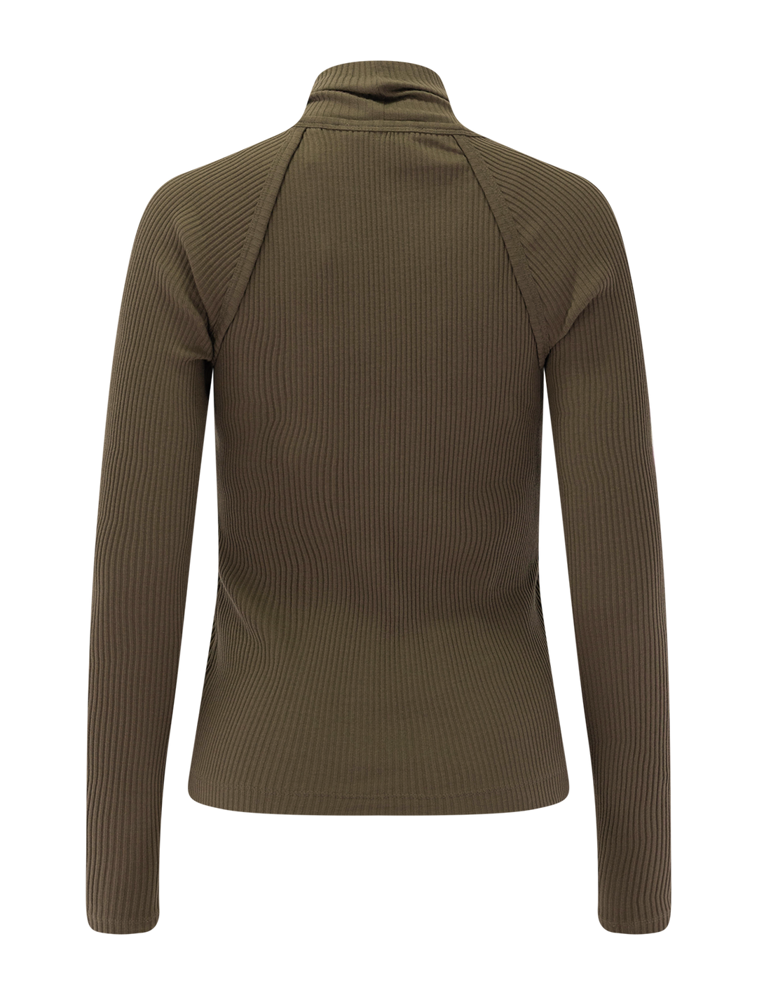 shrug layer turtleneck in kalamata