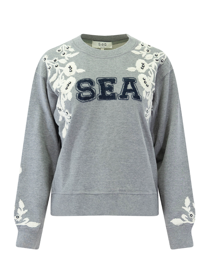 georgie sportswear sweatshirt in gray