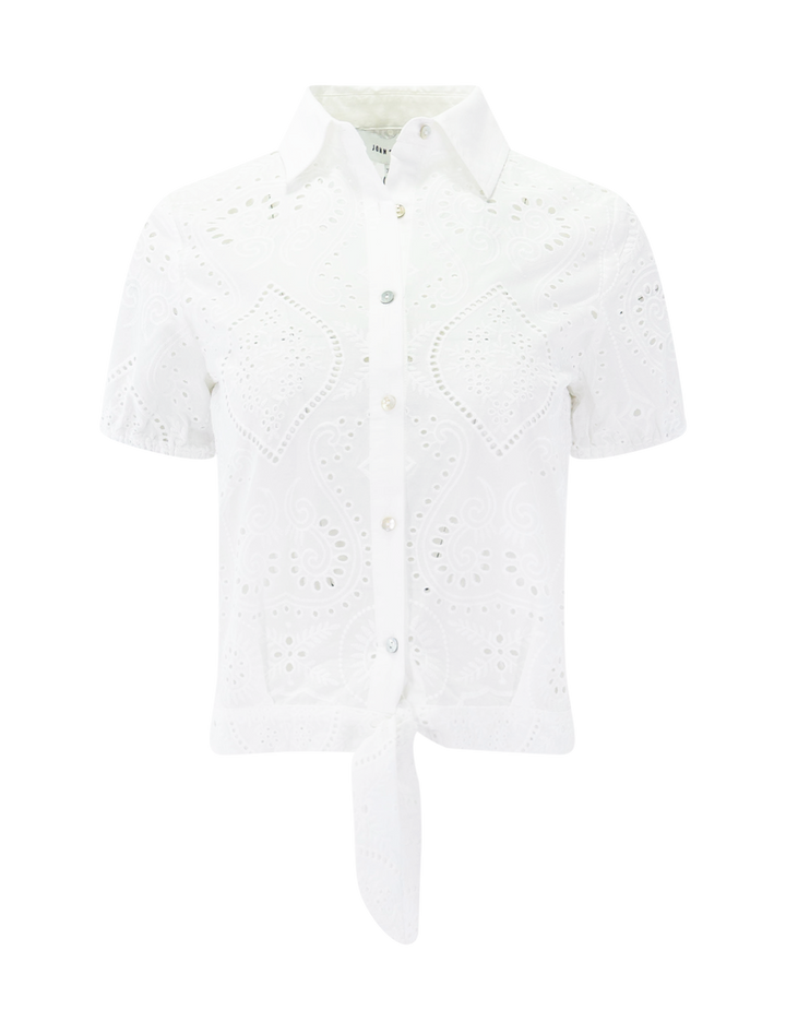 niccolo western eyelet top
