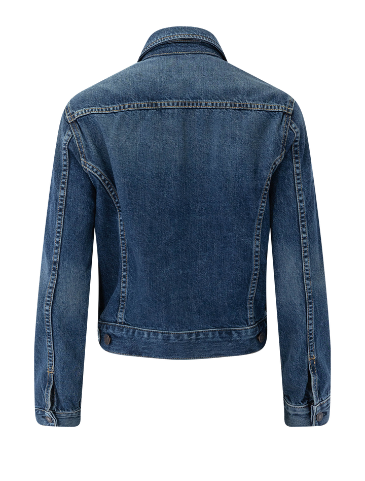 carly denim jacket in simon wash