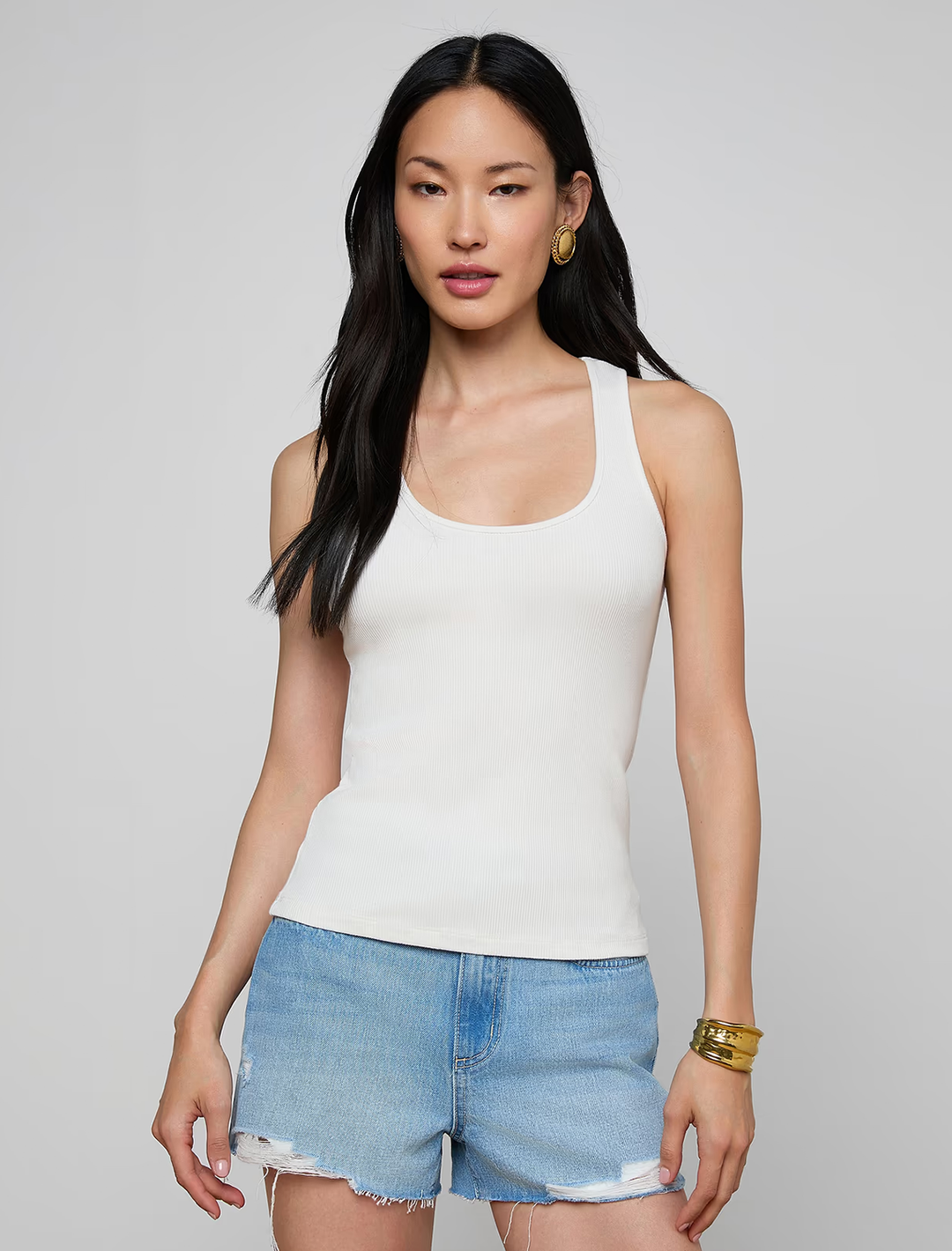 adira tank in vintage white