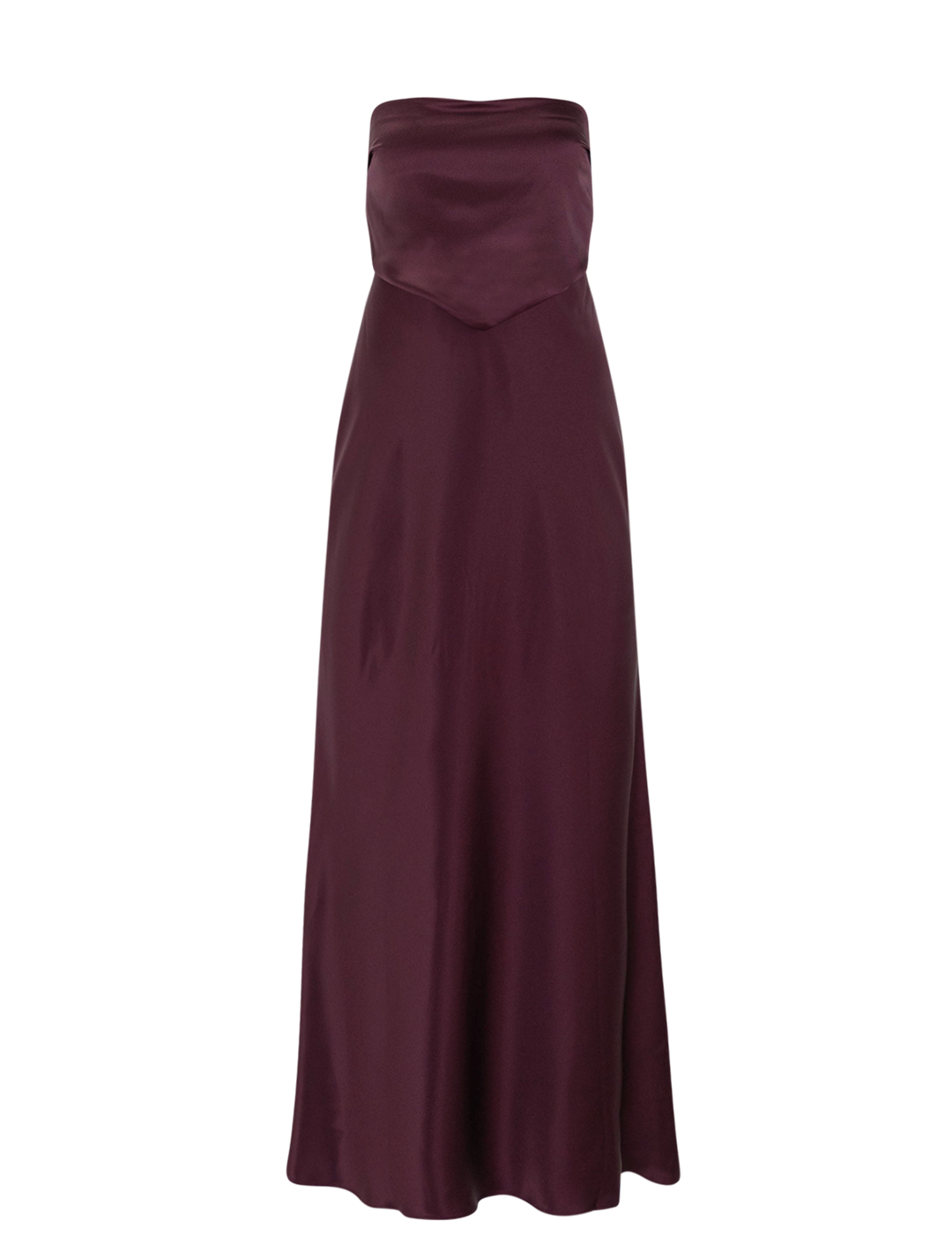 elaia dress in deep fig