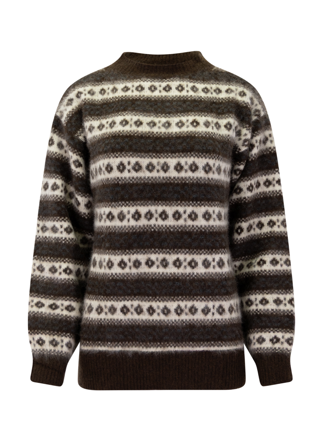 myles sweater in sandhamm jacquard