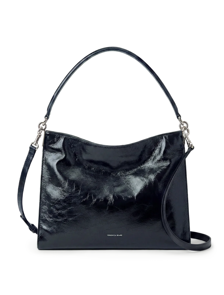 crinkle vida bag in navy