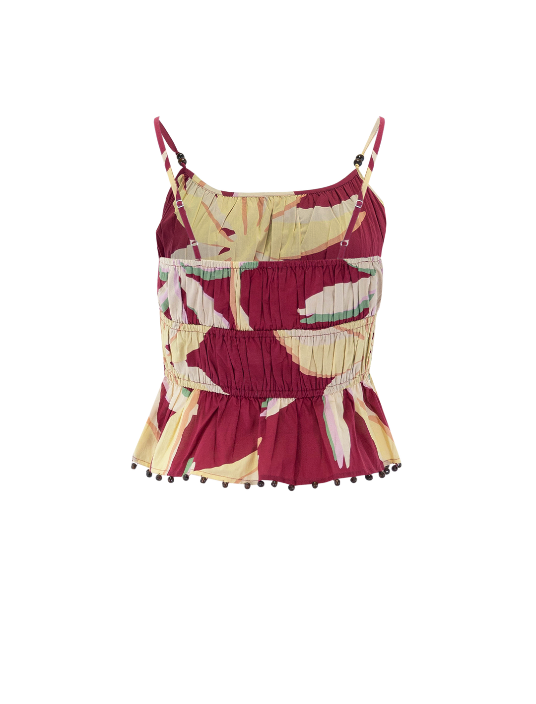 theda top in red palma