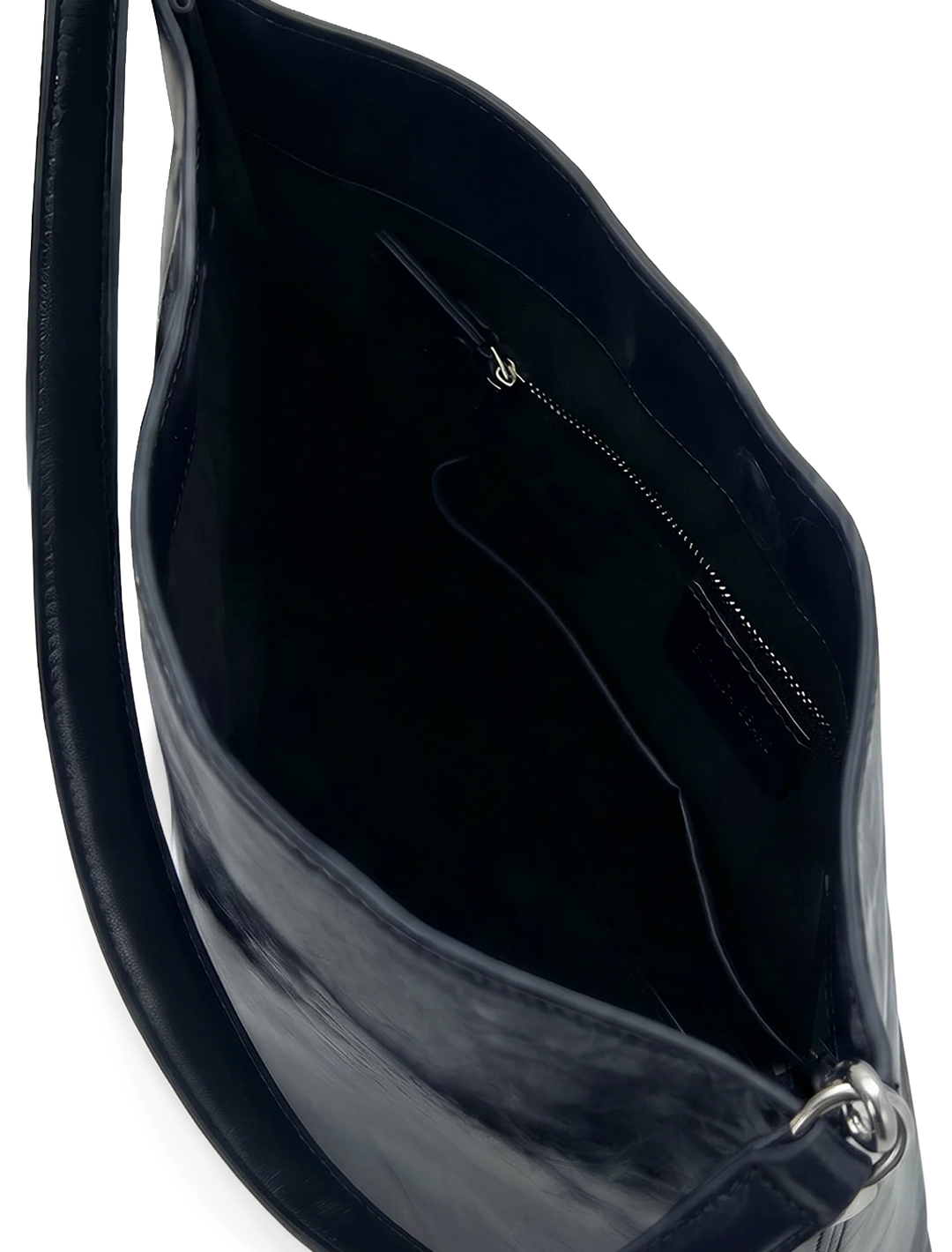 crinkle vida bag in navy