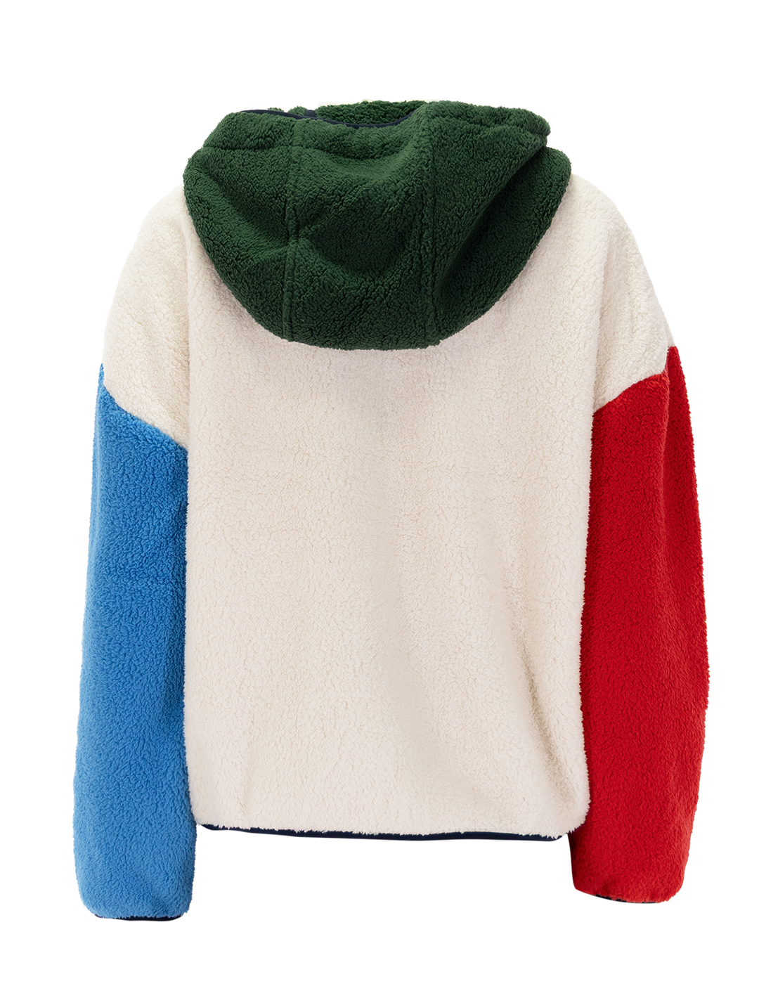 the plush horizon colorblock fleece