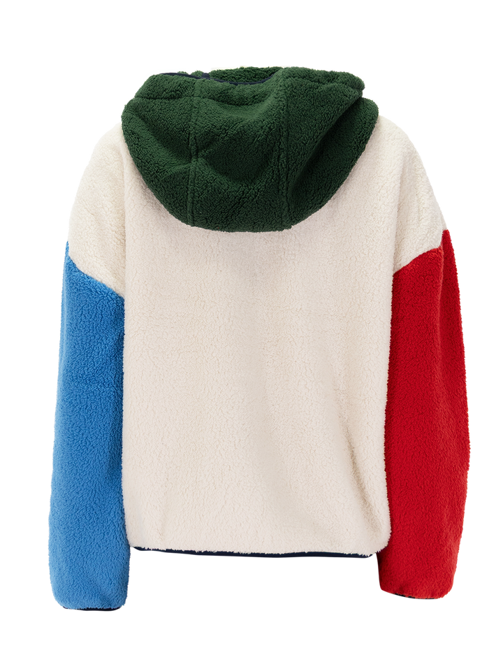 the plush horizon colorblock fleece