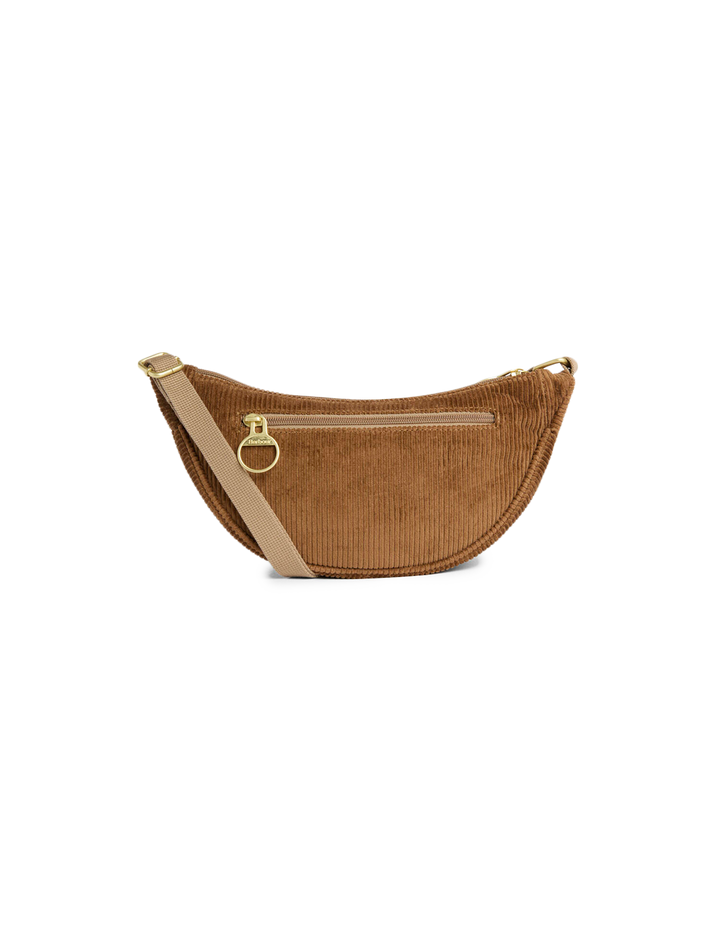 mini mia cord sling bag in brown