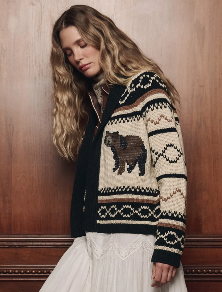 the bear lodge cardigan