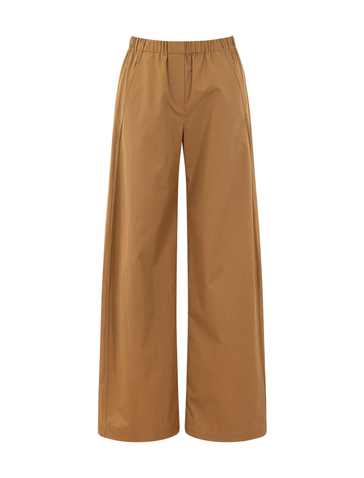 parachute pants in bronze