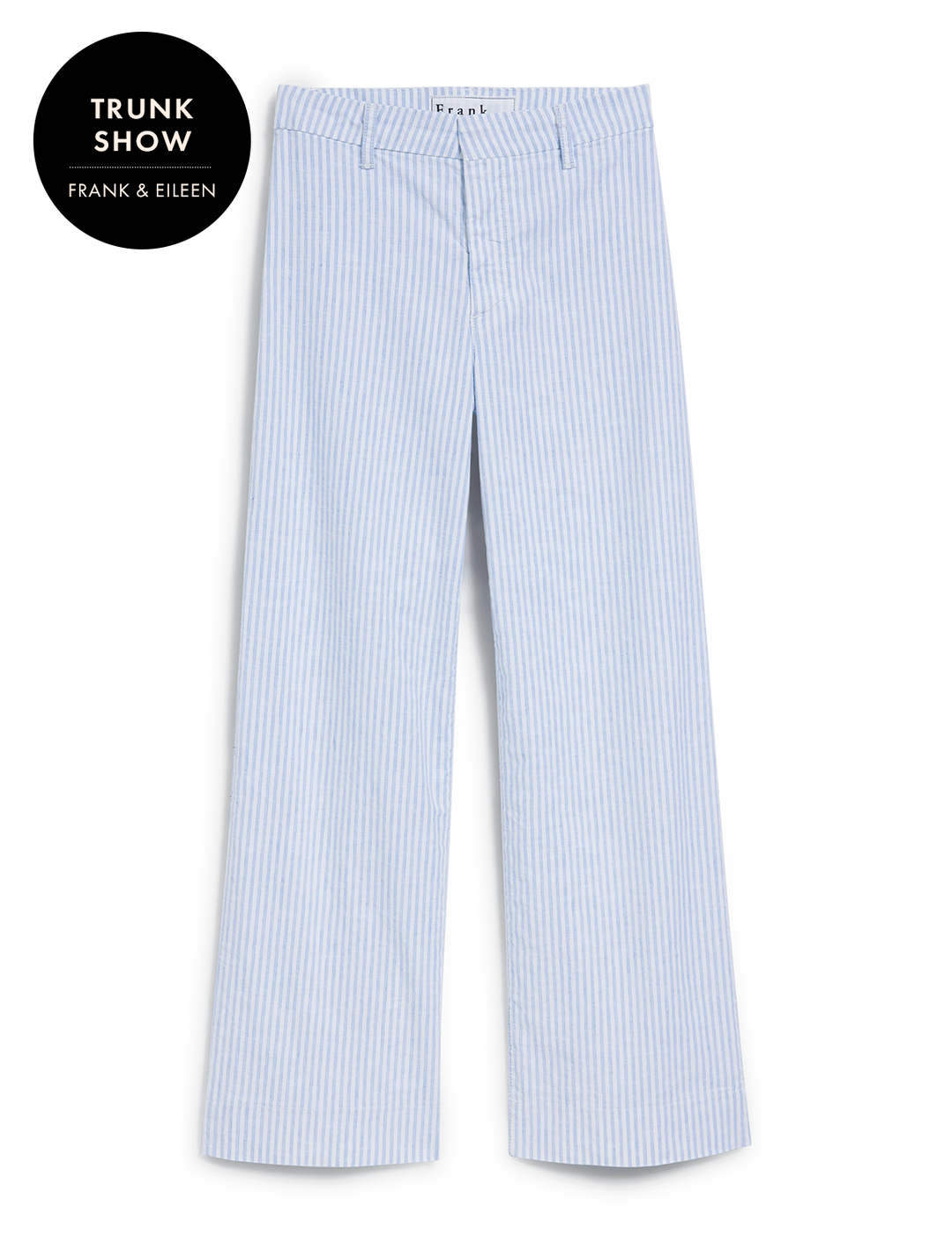 wexford pant in blue and white stripe