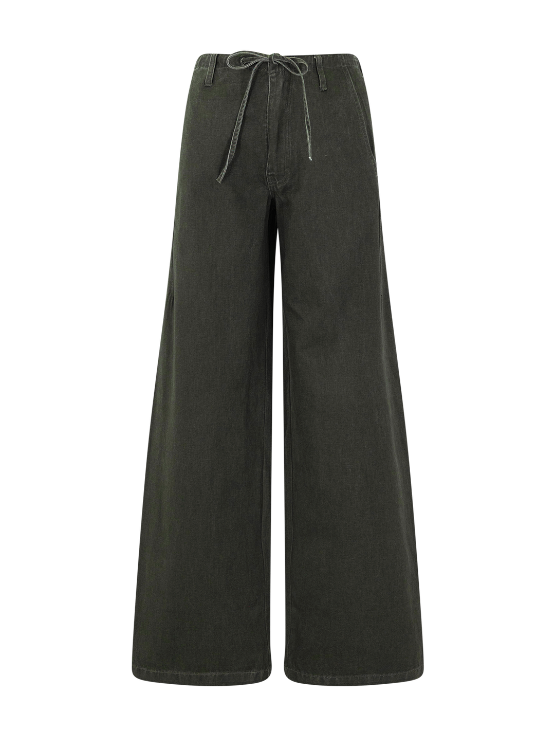 washed twill pant in juniper