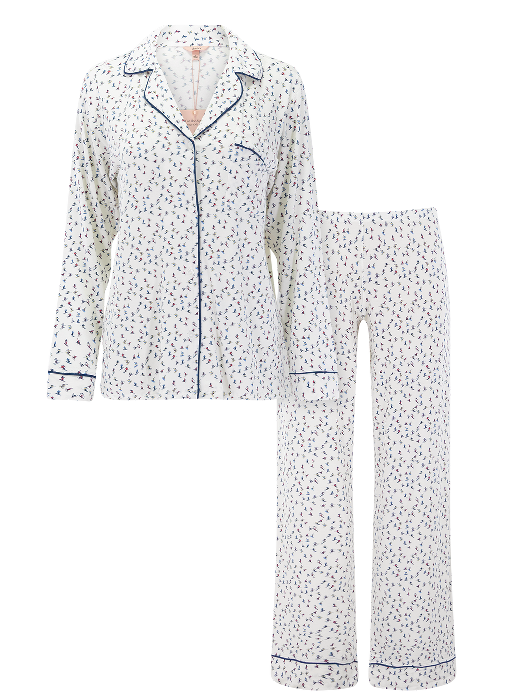 gisele pajama set in on the slopes print