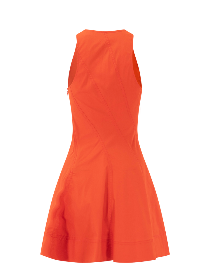 grace dress in poppy red