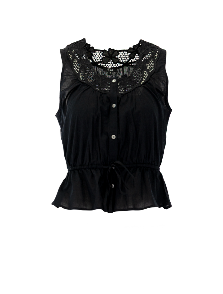 leilani top in black