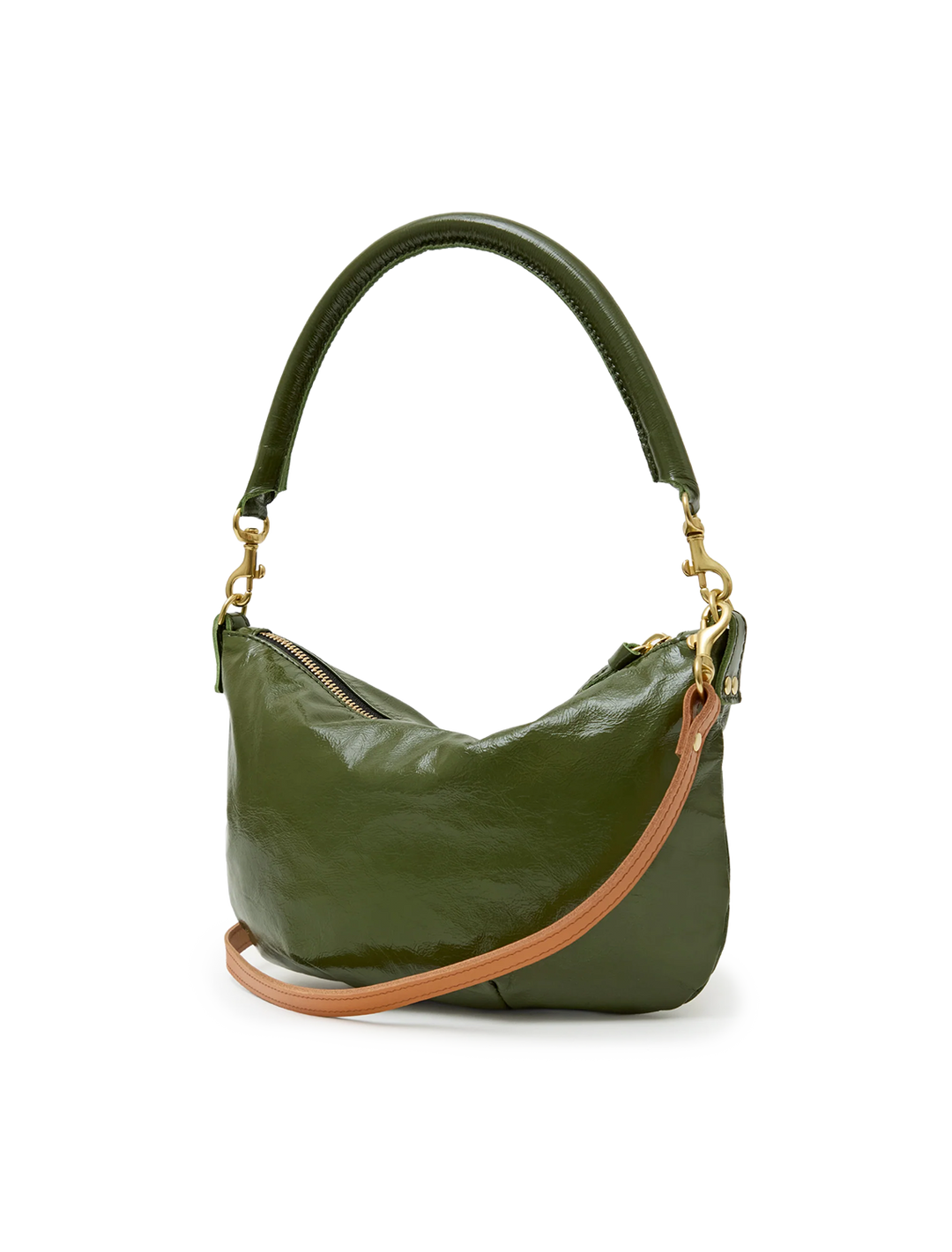 petit moyen messenger army crinkle patent