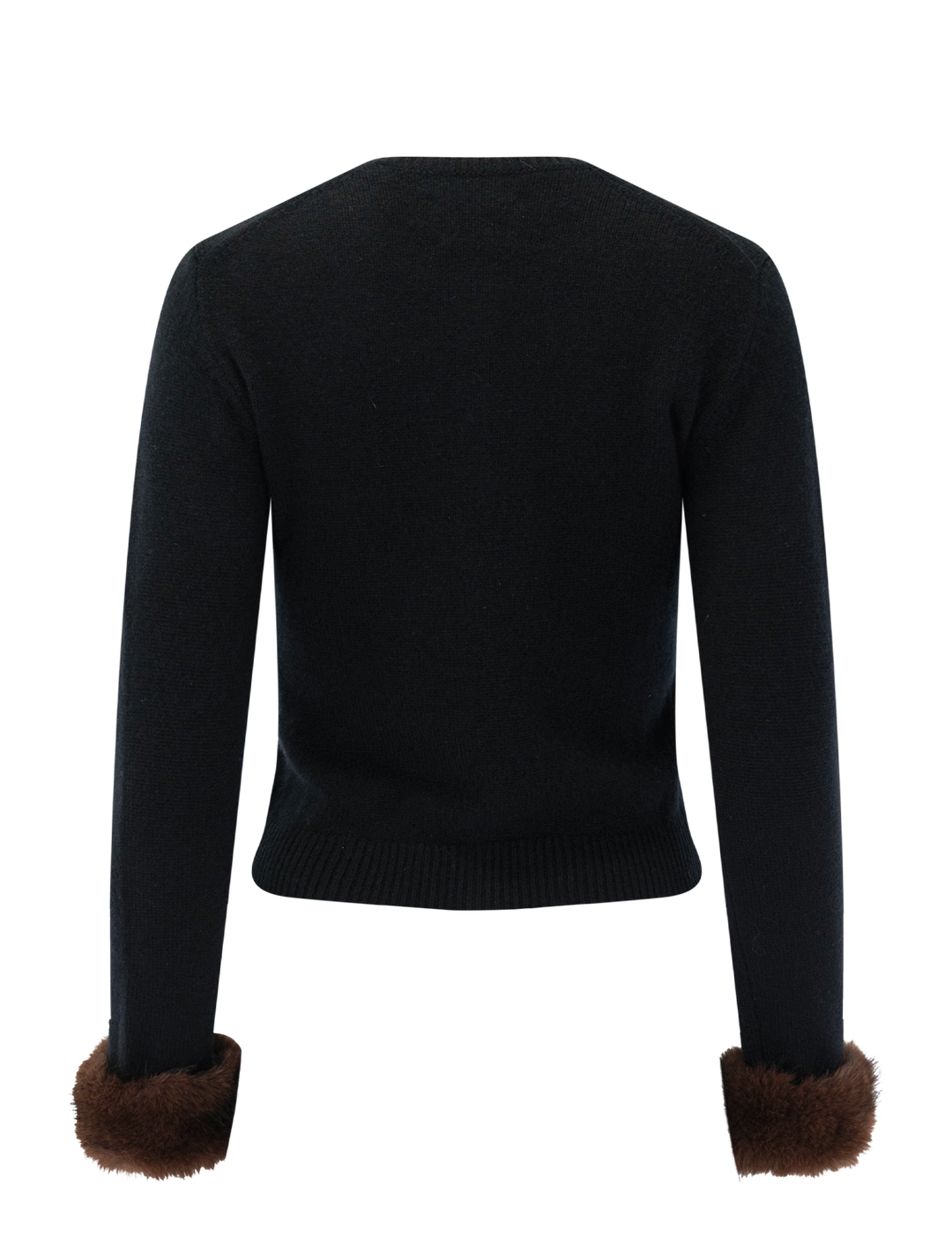 clara cashmere cardigan in black
