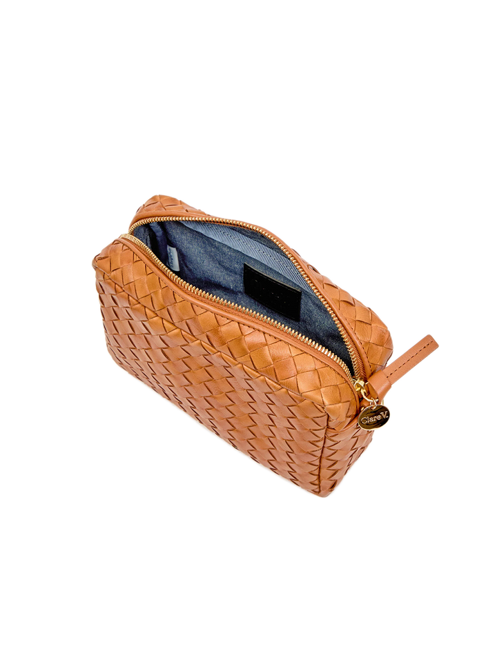 midi sac in natural diagonal woven