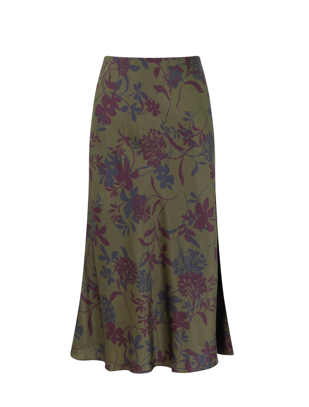 anya skirt in olive dahlia